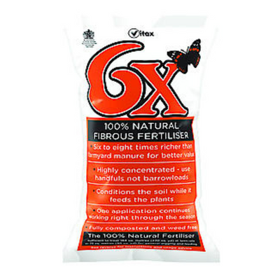 Vitax 6X Fibrous Fertiliser 15kg