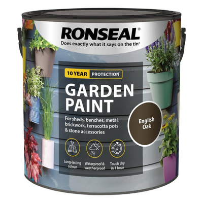 Ronseal Garden Paint English Oak 2.5L