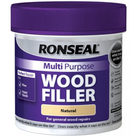 Ronseal Multi-Purpose Natural Ready-Mixed Wood Filler - 460g