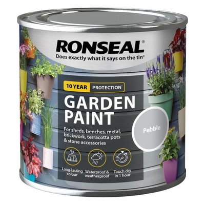 Ronseal Garden Paint, Pebble, 250ml