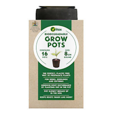 Grow Pots – 8cm Round (Pack of 16)