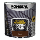 Ronseal Ultimate Decking Stain, Walnut, 2.5L