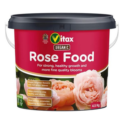 Vitax Organic Rose Food, 4.5kg Tub