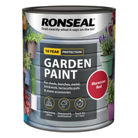 Ronseal Garden Paint Moroccan Red 750ml