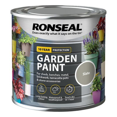 Ronseal Garden Paint, Slate, 250ml