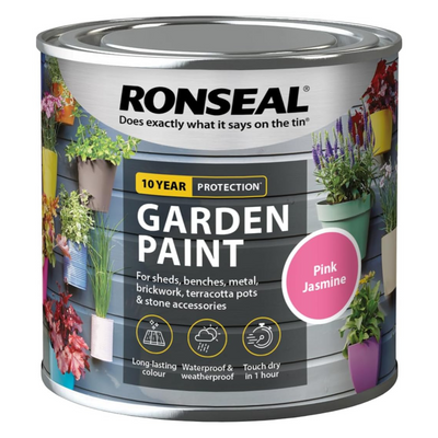 Ronseal Garden Paint, Pink Jasmine, 250ml