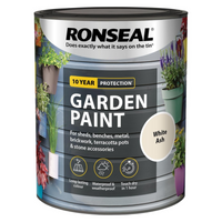 Ronseal Garden Paint, White Ash, 750ml