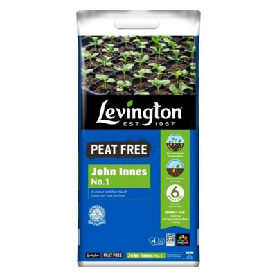 Levington Peat Free John Innes No.1 Compost, 10L