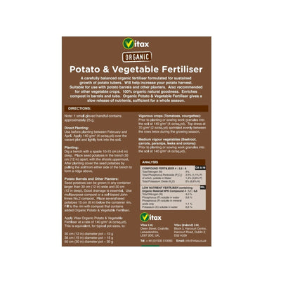 Vitax® Organic Potato Fertiliser 4.5KG